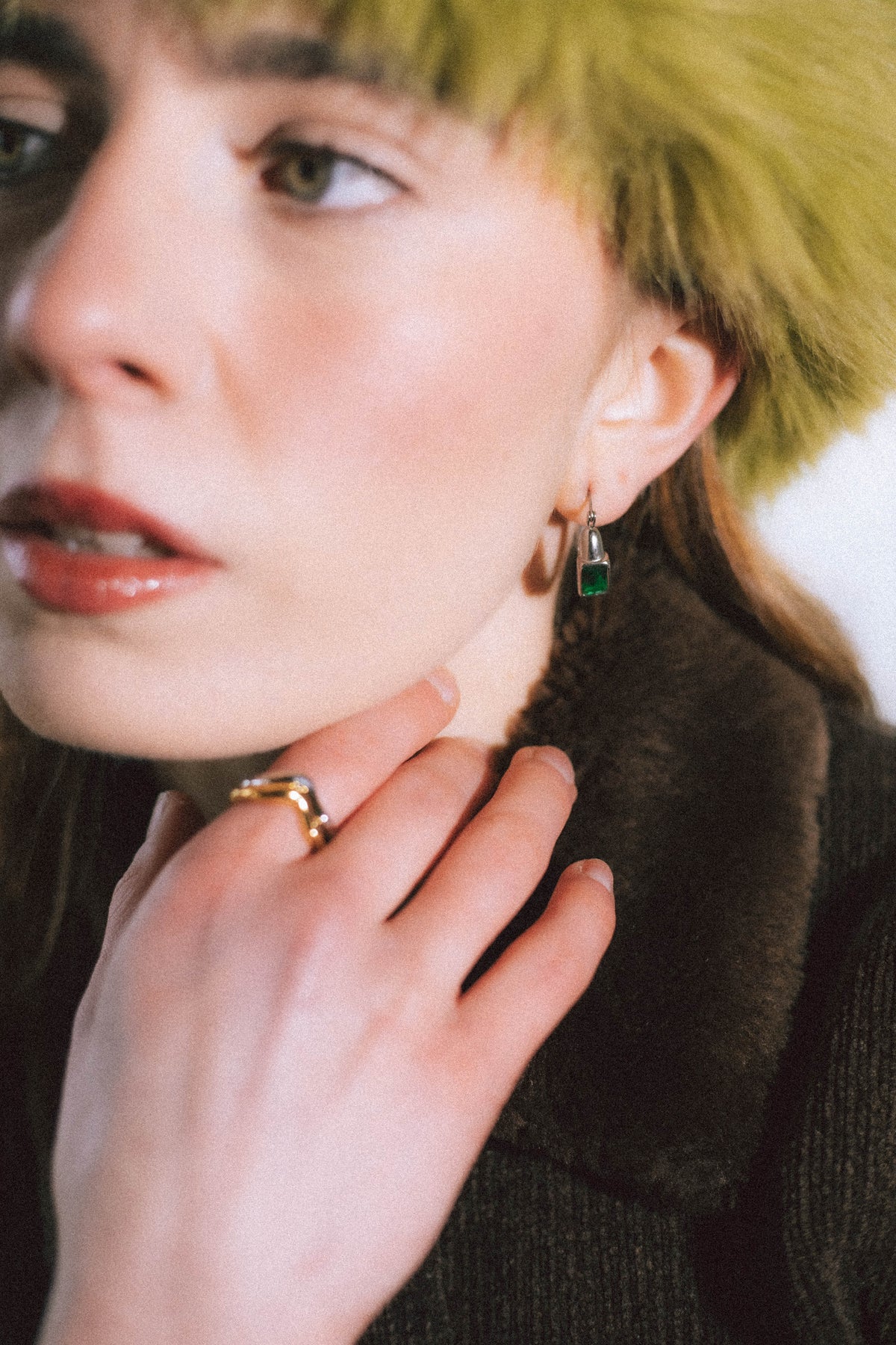 Verde Hoop Earrings | Waterproof Jewellery | Monday's Child